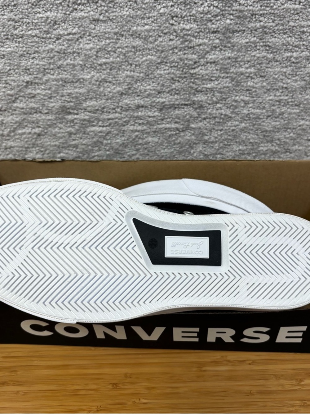 Converse Jack Purcell Canvas Low BLACK / WHITE (164056C) Mens Sz 7 Womans Sz 8.5 - Picture 6 of 7